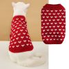 Pet Dog Sweater Turtleneck Dog Knitwear Warm Pet Sweater